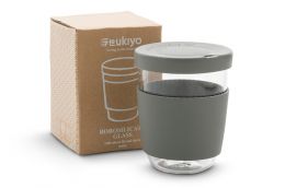 Ukiyo Koffieglazen met siliconen deksel