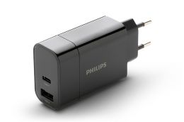 Philips 30W snellader met dual output en PD