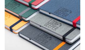 Canvas-look hardcover notitieboeken