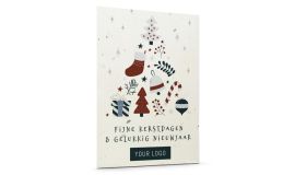 Groeipapier Kerstkaart 'Cadeaus'