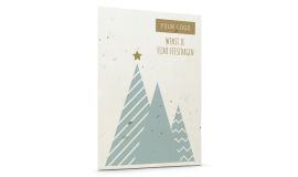 Groeipapier Kerstkaart 'Ster'