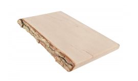 Borrelplank met schorsrand