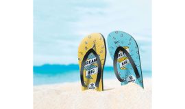 Slippers met print - Maat L