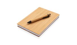 A5 Bamboe notitieboek & pen set