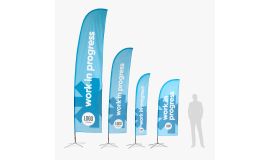 Beachflag standaard