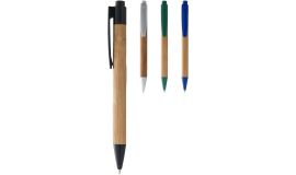 Borneo bamboe balpen (zwarte inkt)