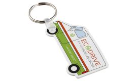 Busvormige gerecyclede sleutelhanger