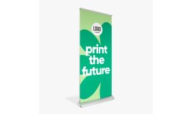Double roll-up banner