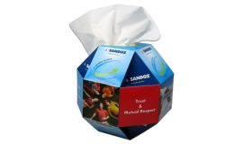 Globe tissuebox bedrukken