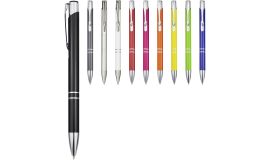 Moneta aluminium balpen (blauwe inkt)