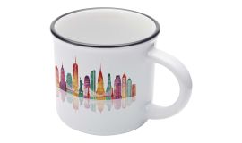 Vintage mok met fotobedrukking 240 ml